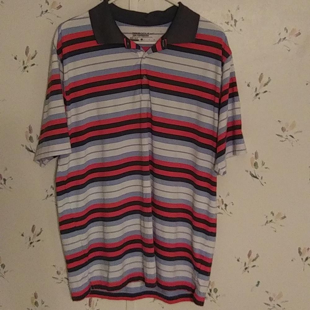 Nike, L, Red, White, Blue, Black